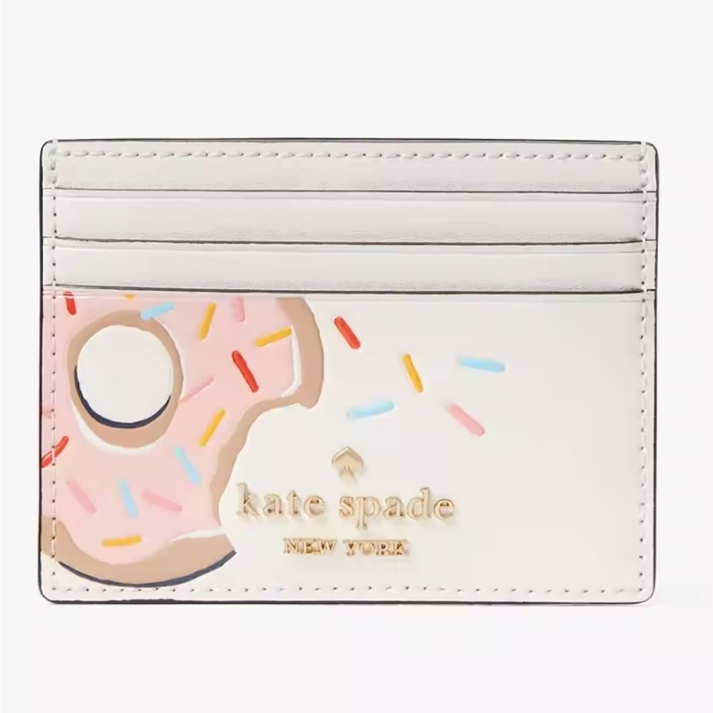 Coffee Break Donut Small Slim Card Holder